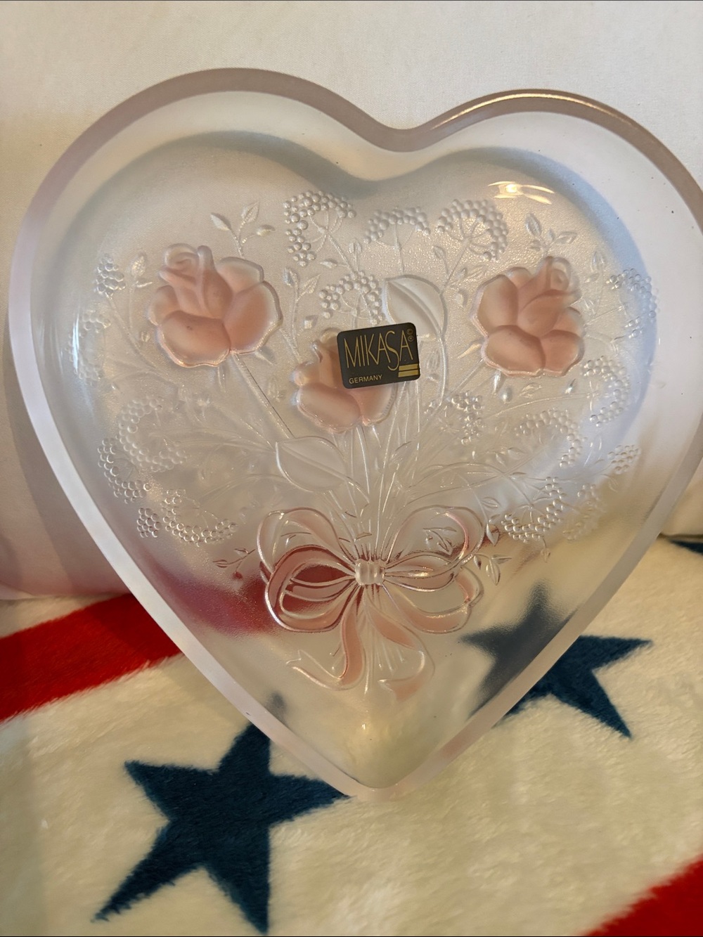 Vintage Mikasa 6 3/4”Sweetheart Bouquet plate.